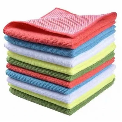 Multipurpose Kitchen Waffle Weave Microfiber Tais phuam thiab tes phuam